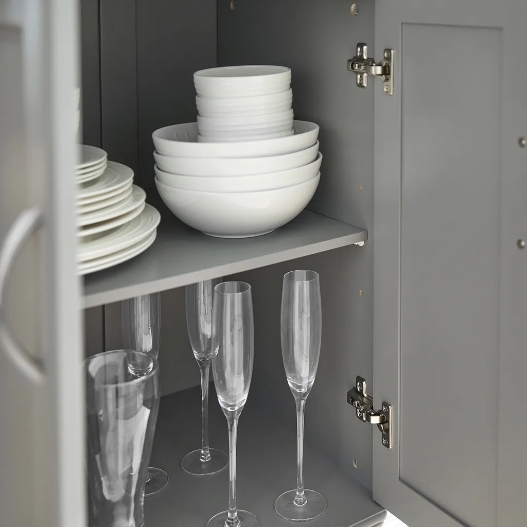 SoBuy FKW71-HG Kücheninsel Küchenwagen Mit Erweiterbarer Arbeitsplatte Küchenschrank Servierwagen Holz BHT Ca.: 115x92x46-71cm – Bild 10