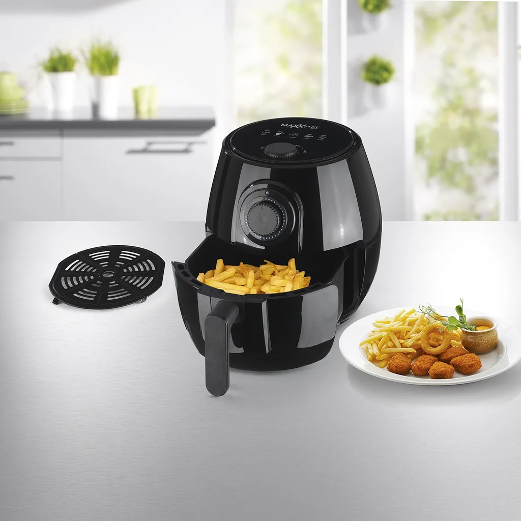 Maxxworld MAXXMEE Heißluft-Fritteuse - 4 L Fassungsvermögen - Schwarz – Bild 7