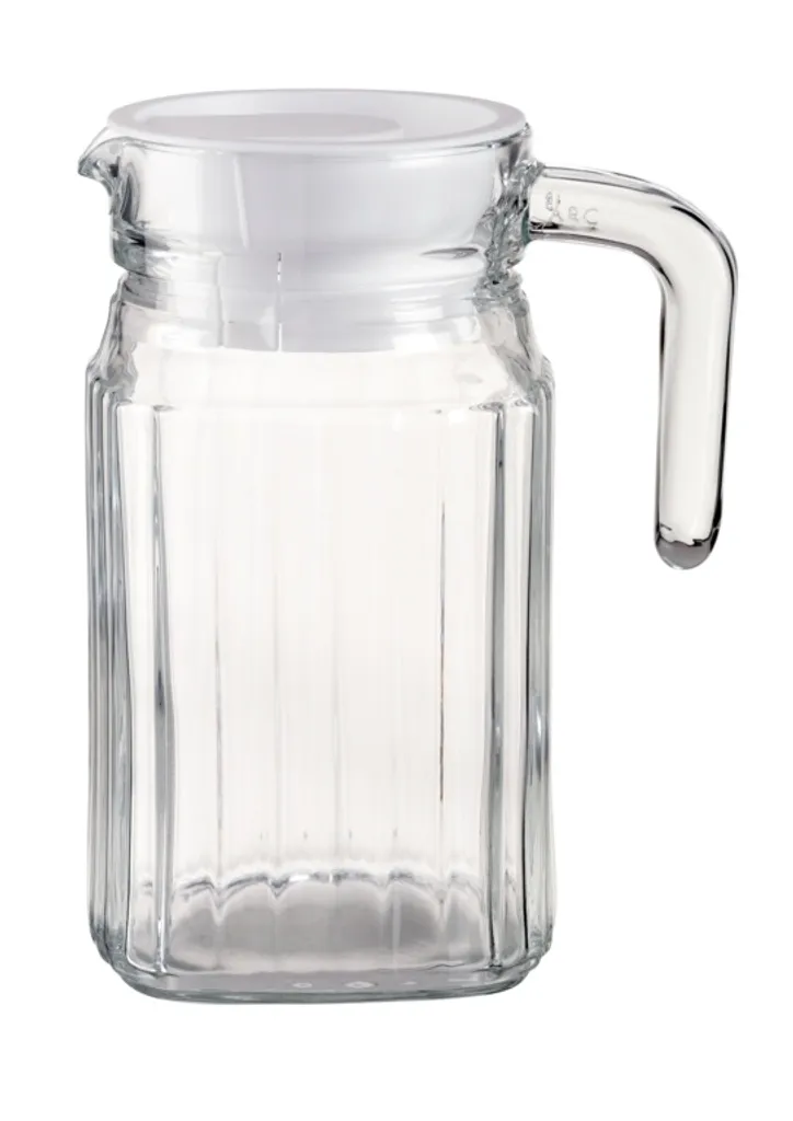 Esmeyer Arcoroc Glaskrug "Quadro" Mit Deckel 0,5 Liter – Bild 7