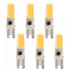 PMS 6x G9 LED Glühbirne 3W Warmweiß COB Mini Dimmbar Birne Leuchtmittel