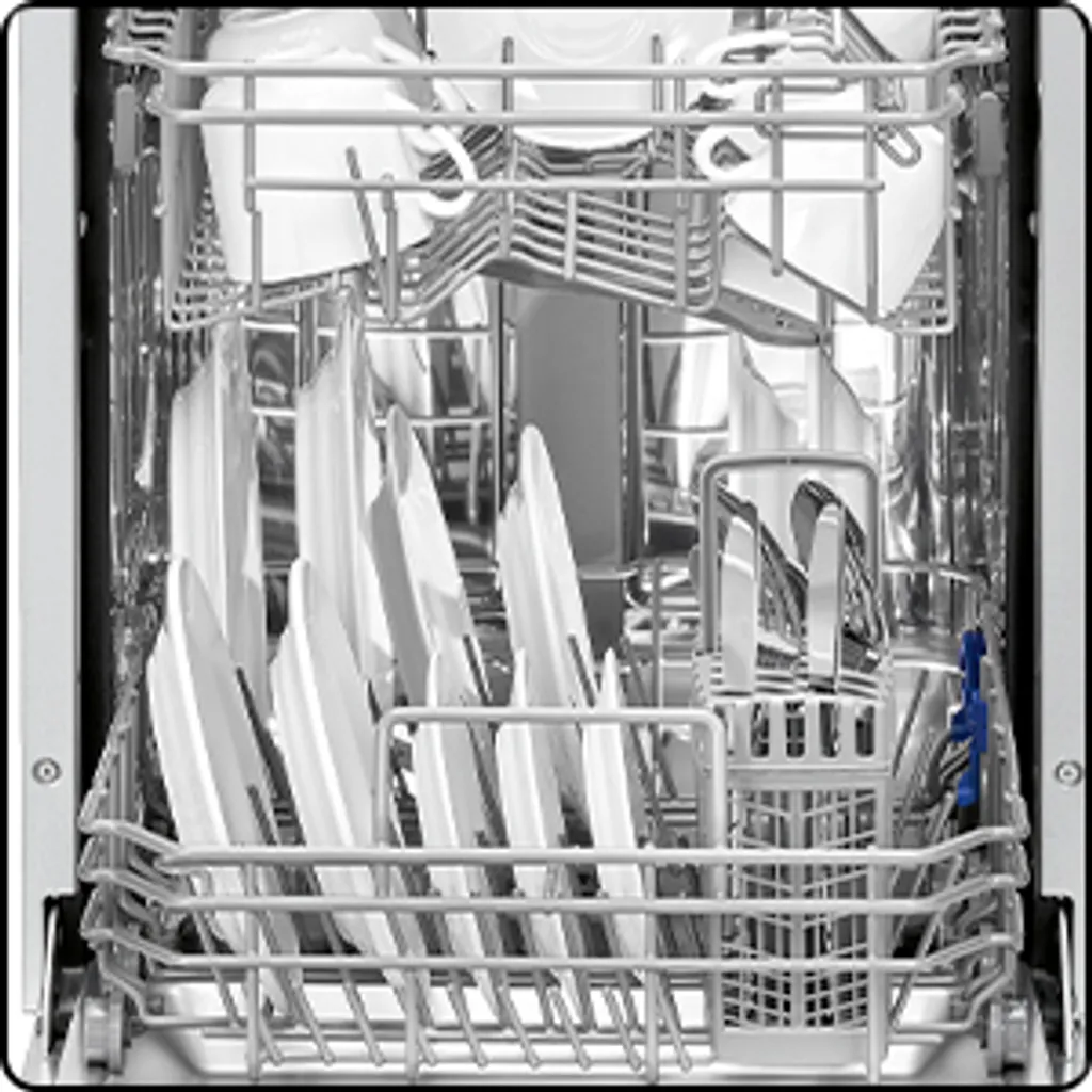 Bomann Einbau-Geschirrspüler GSPE 7415 VI Weiß; Vollintegrierte Ausführung, 45 Cm Breit, 9 Maßgedecke, 5 Programme, LED-Kontrollanzeigen – Bild 8