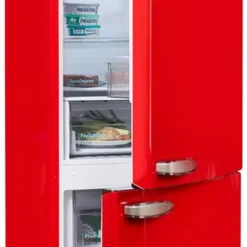 Sharp - SJ-RA10RMXRD-EU - Kühl-Gefrierkombination - Retro Desing - Rot - NoFrost