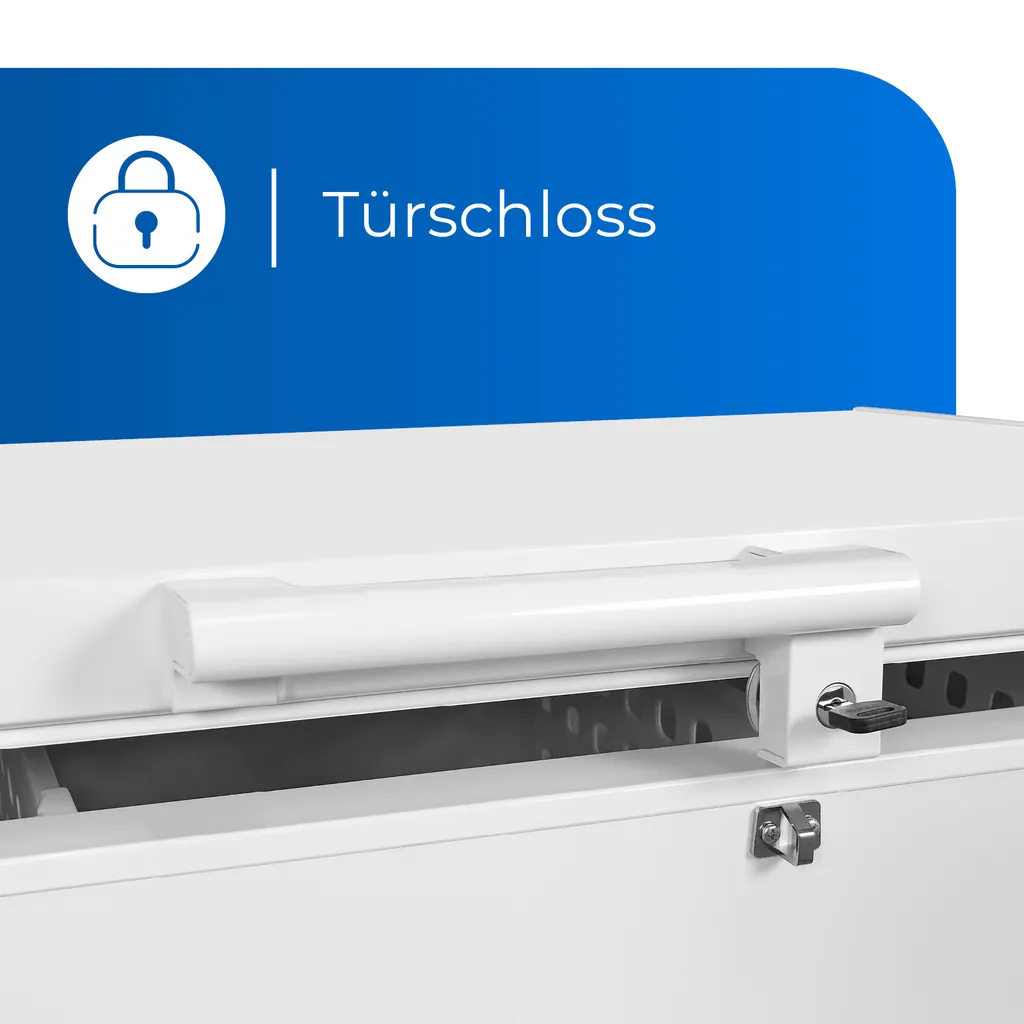 Exquisit Gefriertruhe GT320-HE-040E Weiss | Standgerät | 316 L Volumen | Weiß – Bild 5