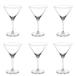 Altom Design Cocktailglas 6er Set MARTINI Cocktailschale DIAMOND 260 Ml