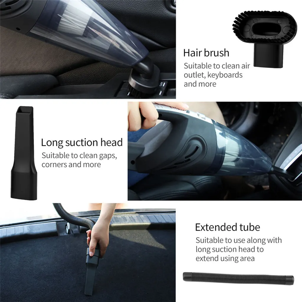 CkeyiN Akku-Handstaubsauger, Wiederaufladbarer, Leistungsstarker Zyklon-Nass-Trocken-Sauger Für Die Reinigung Von Tierhaaren, Staub Und Kies – Bild 5