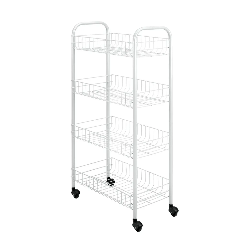 Metaltex Servierwagen Mit 4 Körben Pisa Weiß – Bild 2