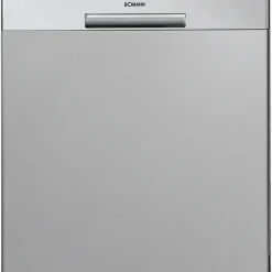 Bomann Geschirrspüler GSP 7410 Silber, Stand / Unterbaufähig, 60 Cm Ausführung, 14 Maßgedecke, 6 Programme, LED- Display