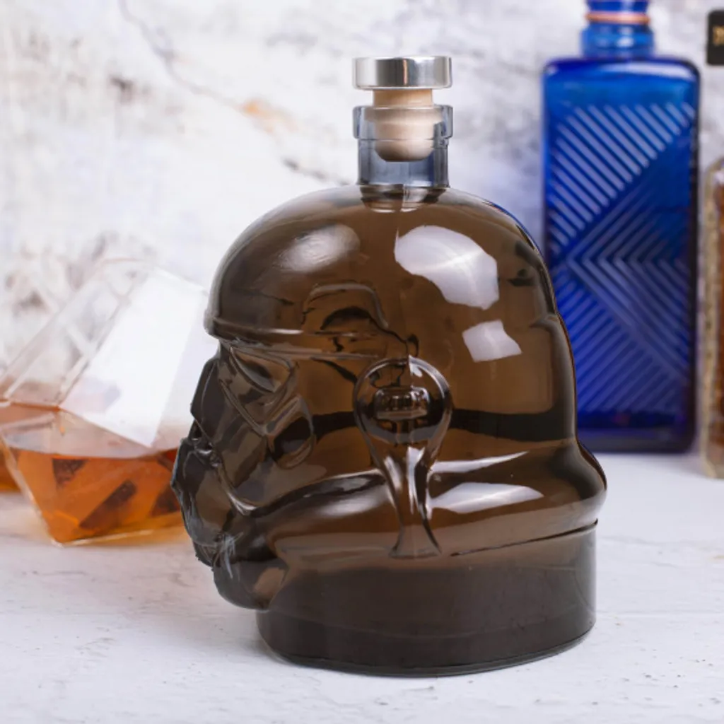 ThumbsUp! Karaffe Stormtrooper Glas 750ml Korken Schwarz – Bild 5