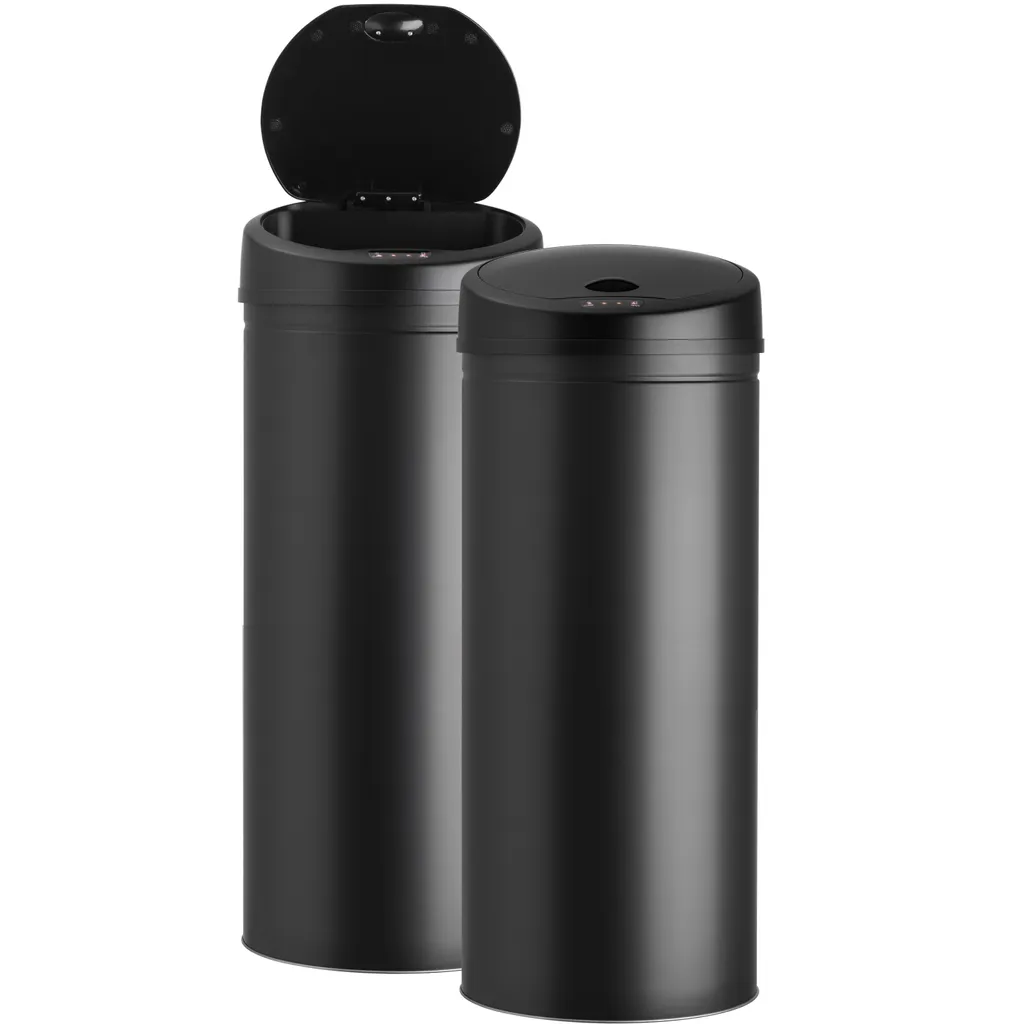 Kesser® Automatik Sensor Mülleimer Abfalleimer Abfall EDELSTAHL Papierkorb, Liter:40 Liter, Farbe:40 Liter SCHWARZ – Bild 6