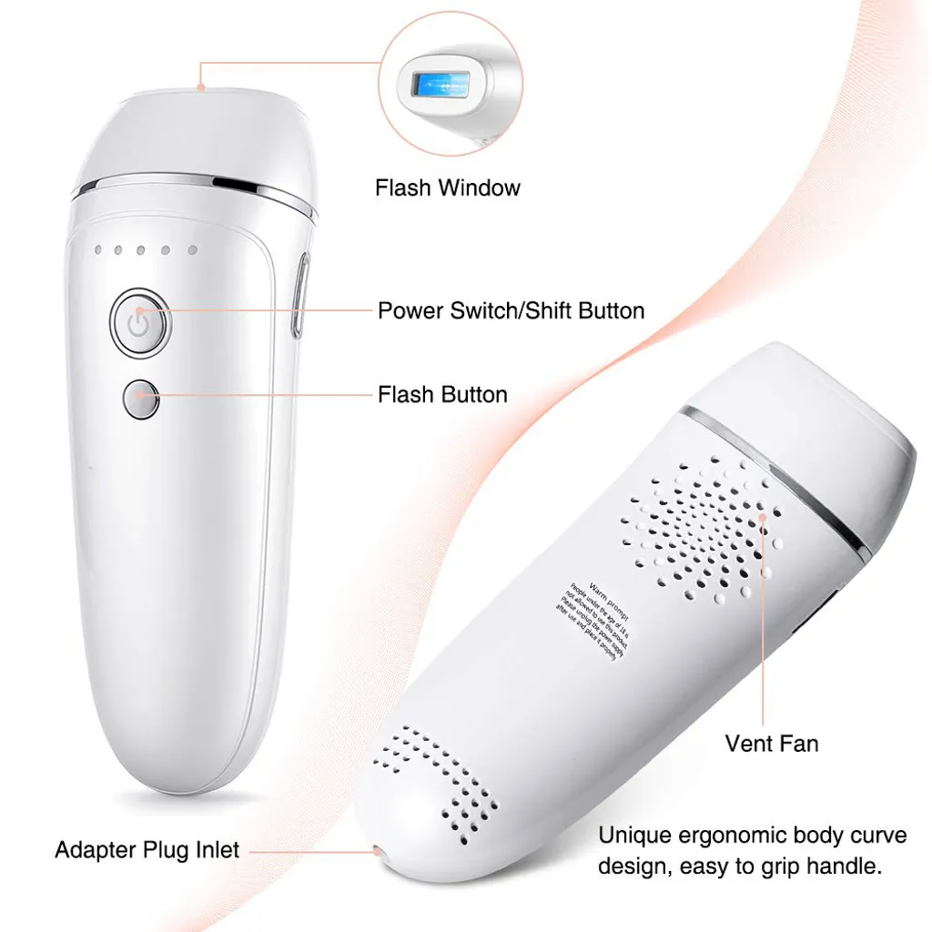 Hikeren Haarentfernung Haarentfernungsgerät Laser Dauerhafte Haarentfernung Geräte Haarentfernung Für Körper Gesicht Bikini-Zone & Achseln – Bild 2