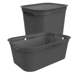 Set Rotho Brisen Wäsche, Farbe:Anthrazit