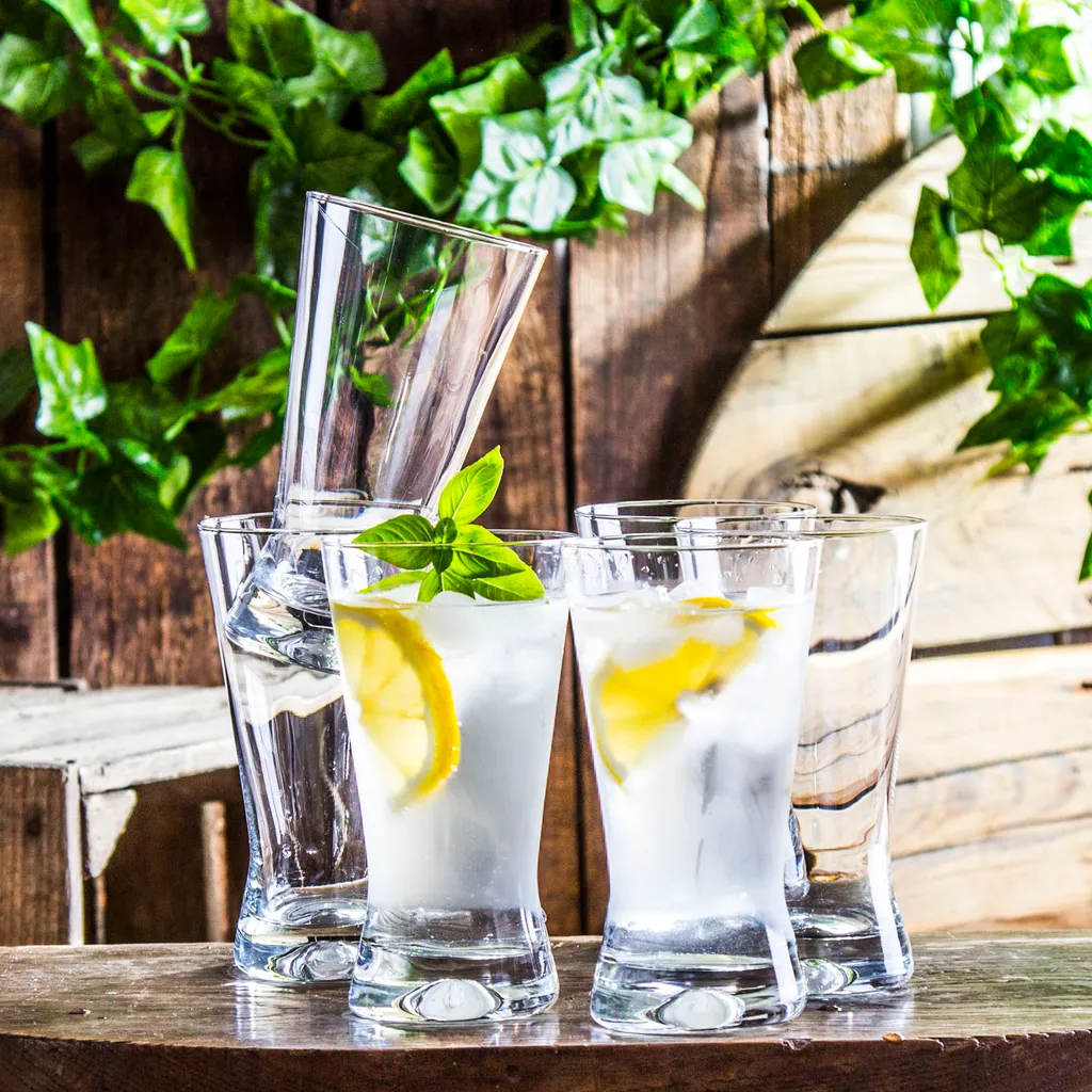 Krosno 6er SET DRINKGLÄSER Cocktailgläser Saftgläser Longdrinkgläser Glas Trinkglas – Bild 3