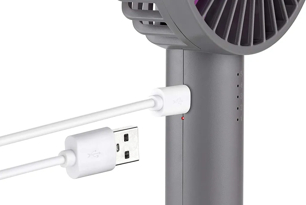 Unold 86620 Breezy II Handventilator Magnetisch Standfuß Spiegel 4W 5-stufig – Bild 4