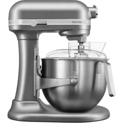 KitchenAid Küchenmaschine HEAVY DUTY 6,9 Liter Mit Schüsselheber 5KSM7591XESL Silber