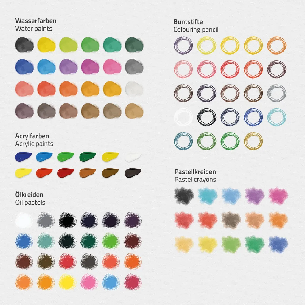 Artist 112-tlg. Malerei-Set In Holzbox – Bild 7