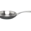 Stanley Rogers Bratpfanne Ø 24 Cm BI-PLY PROFESSIONAL, Hochwertige Und Innovative Pfanne In Modernem Design, Edelstahlpfanne Für Ceran-, Gas-, Elektro- Sowie Induktionsherde - Spülmaschinengeeignet, Menge: 1 Stück