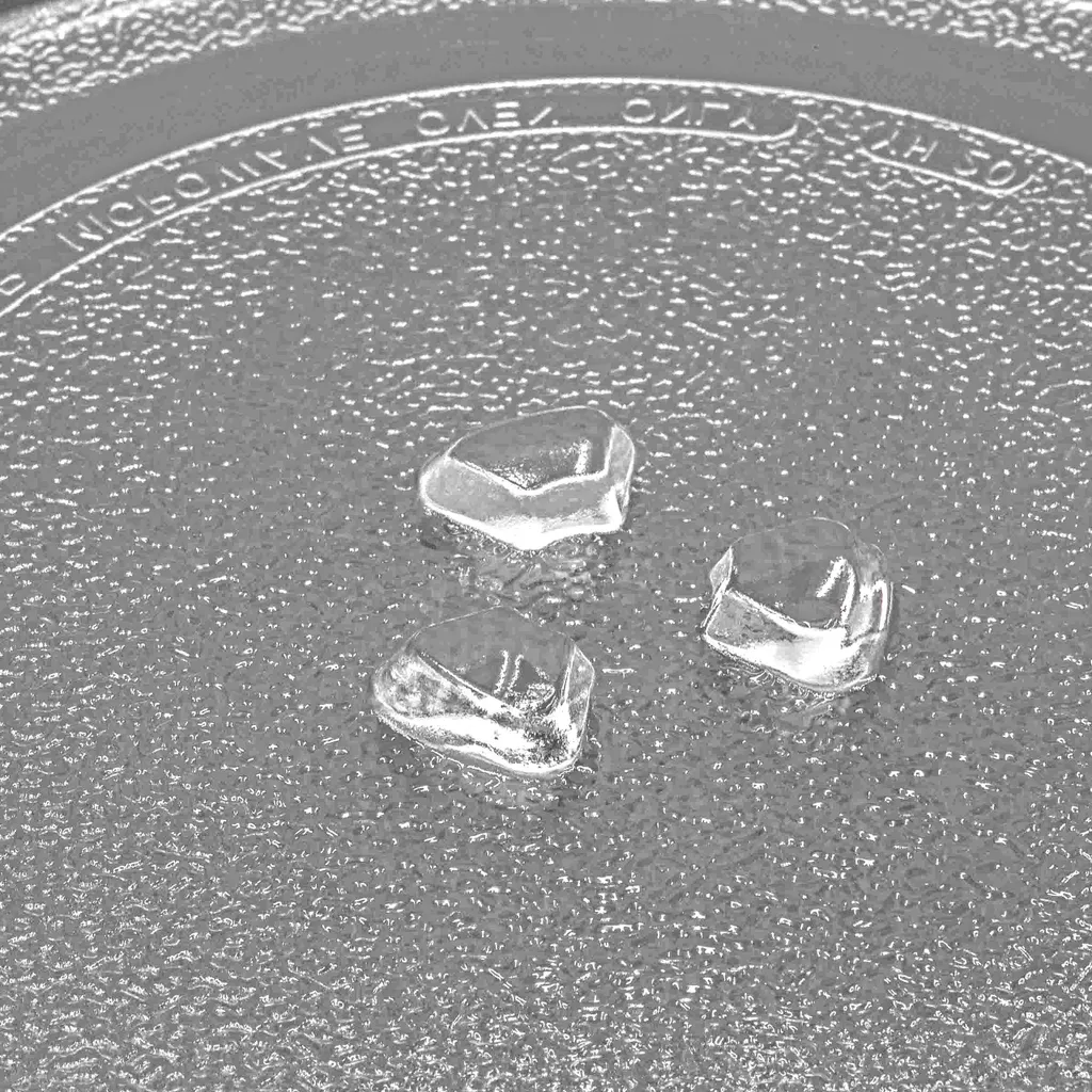 Vhbw Mikrowellen-Teller Kompatibel Mit Silvercrest SMW 800 E1, SMW 800 F1 Mikrowelle - Drehteller Mit Y-Aufnahme, 24,5 Cm, Glas – Bild 3