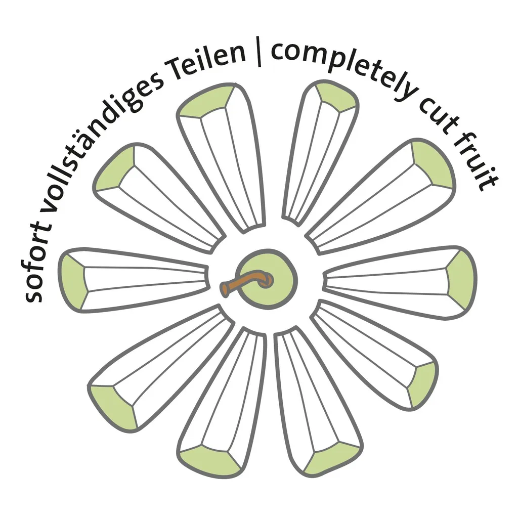 Westmark Apfel- Und Birnenteiler Mit Schneidteller, Divisorex-Spezial, Aluminium, Edelstahl, ABS, 51112260 – Bild 3