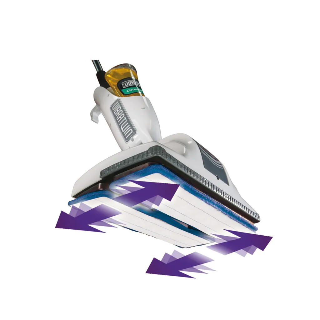 ISL GmbH Vibratwin®-Mopp Reinigungs- Und Polierset - Bodenreiniger Ersatzpad Für Holz- Und Hartböden – Bild 4