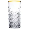 Pasabahce Timeless Golden Touch 4tlg Trinkglas Glas Tumbler 450ml 52800
