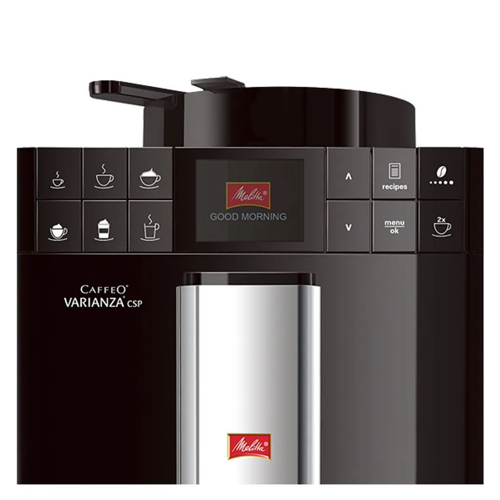 Melitta Caffeo Varianza CSP F570-101 Kaffeevollautomat Mit Milchbehälter, One Touch Funktion - Silber – Bild 14