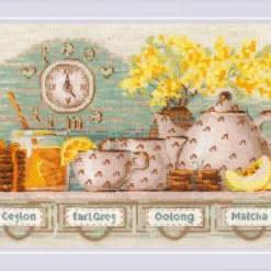 Riolis Kreuzstich-Set "Teezeit", Zählmuster