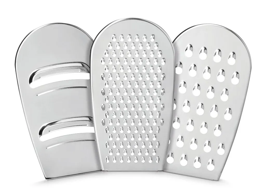 Gravidus Universalreibe Mit Behälter & Deckel Käsereibe Handreibe Käsehobel 3 In 1 Reibe, Menge:1 – Bild 5