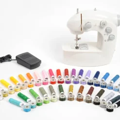 ISL GmbH Starlyf® Sew Whiz Kleine Nähmaschine – Jetzt Ihre Eigene Stoffmaske Nähen Kompakt, Leicht Und Leistungsfähig Batteriebetrieben