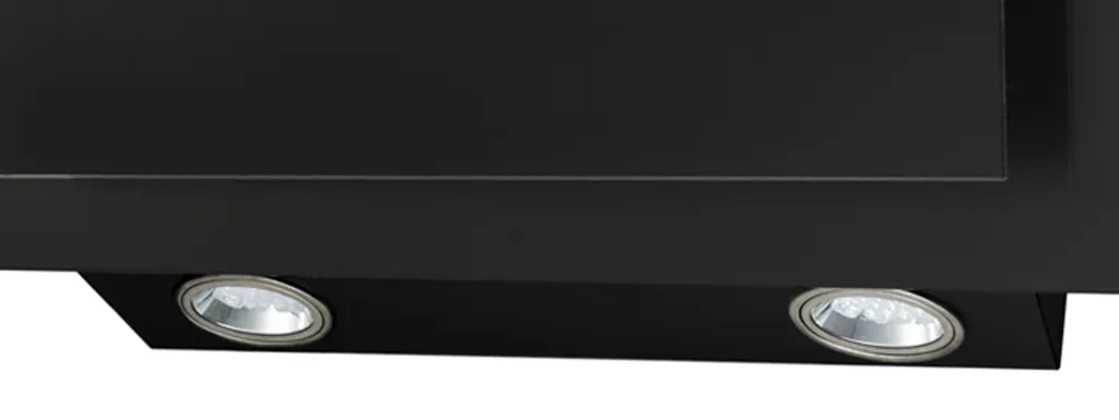 PKM KH-MSH-60BX Schwarz Dunstabzugshaube 60cm Schräghaube Randabsaugung – Bild 4