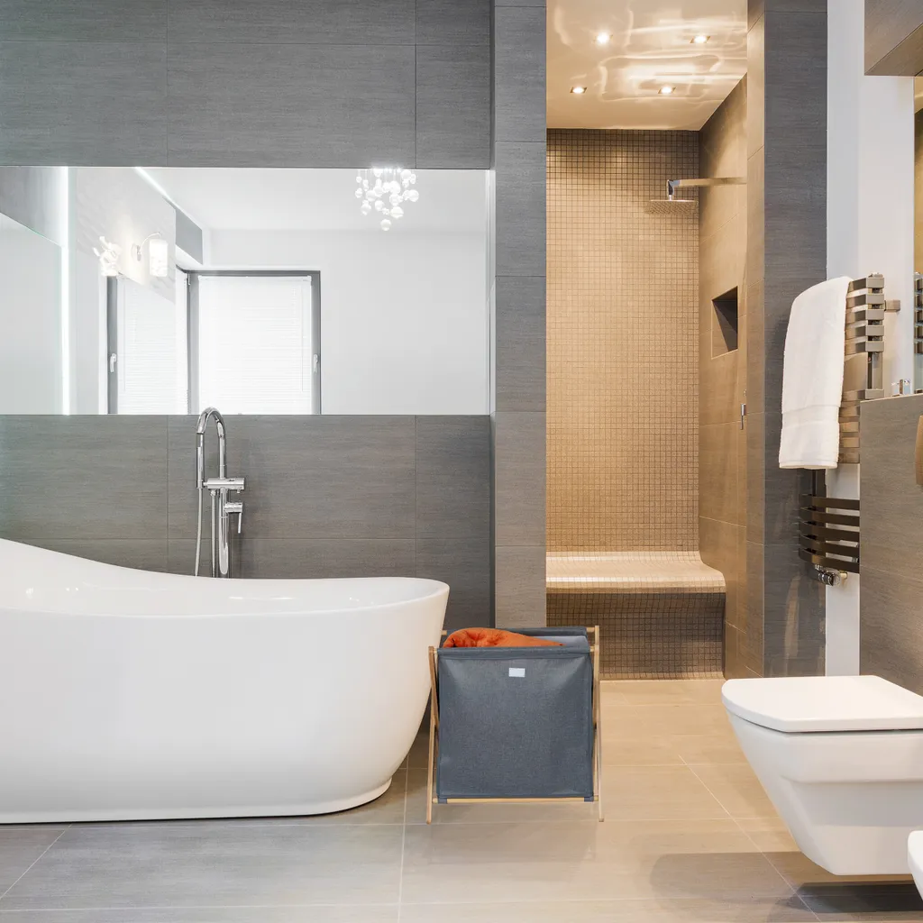 Relaxdays Klappbarer Wäschekorb Mit Deckel – Bild 2