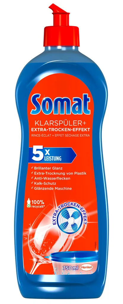 Henkel Somat Klarspüler Strahlender Glanz Dosierflsche Flüssig 750ml – Bild 4
