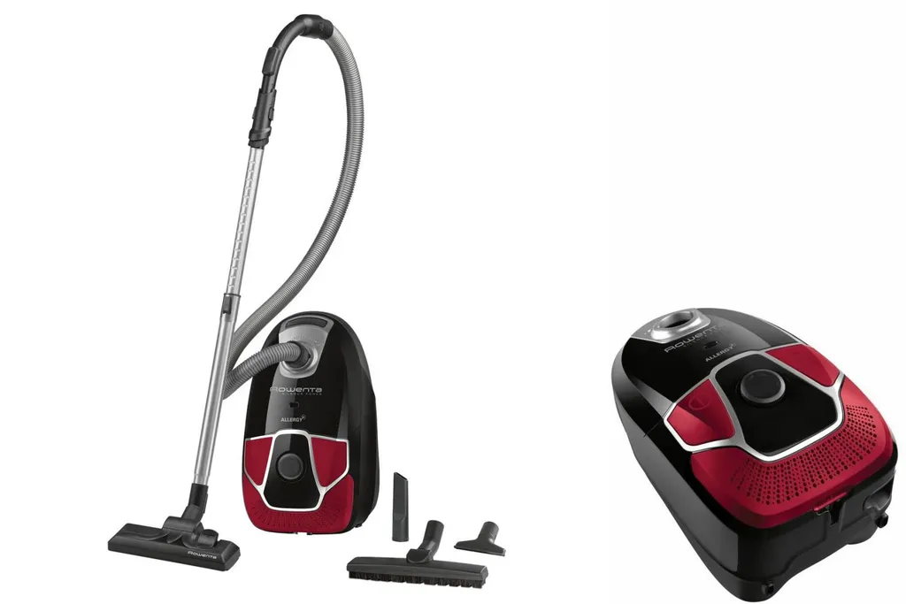 Rowenta RO6859 Silence Force Allergy+ Parkett Bodenstaubsauger Mit Beutel (Staubbeutelkapazität: 4,5 Liter, Allergy+ Filter Hält 99,98% Des Staubs Und Der Allergene Zurück) Schwarz/rot – Bild 17