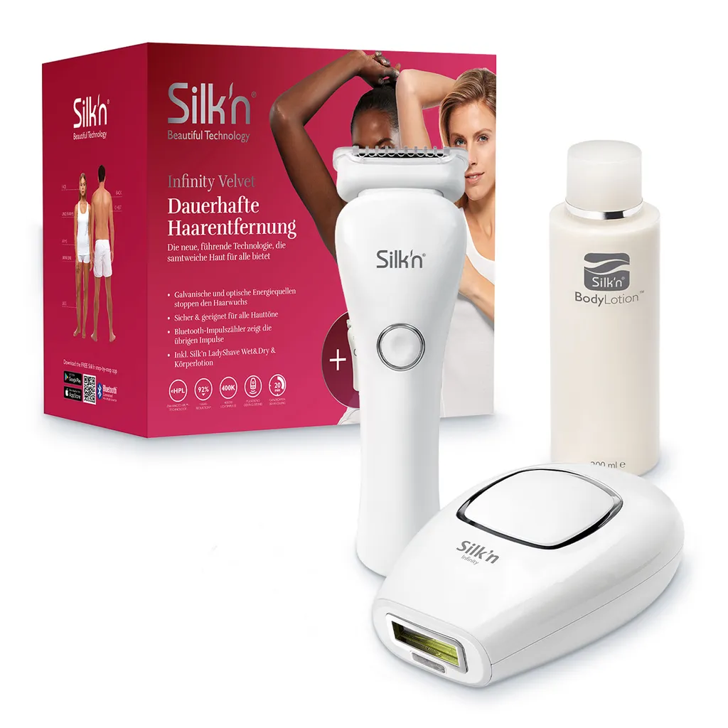 Silk'n INF1PE3C2001 Infinity VELVET 400K IPL, Farbe:Weiß