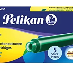 Pelikan Großraum Tintenpatronen 4001 GTP/5 Dunkelgrün (5 Patronen)