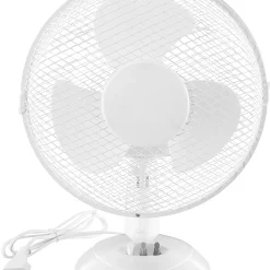 Klarbach Tischventilator VT 33058 We | Ventilator | Kunststoff | 30 W Leistung | Weiß