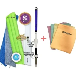 CiCi HOME Aktion Ilbays Mop Bodenwischer PLUS Ilbays Mikrofaser Tücher 4er Set