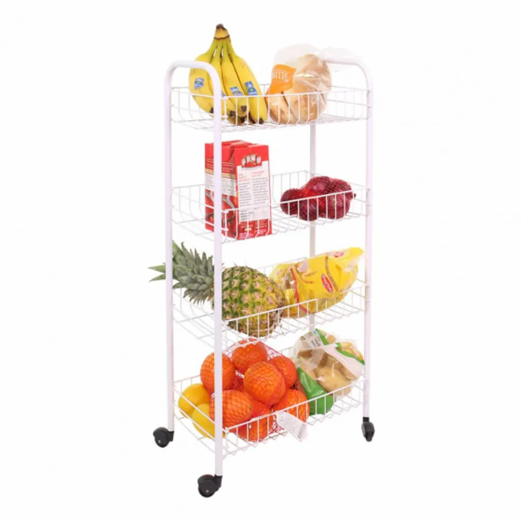 Metaltex Servierwagen Mit 4 Körben Pisa Weiß – Bild 9