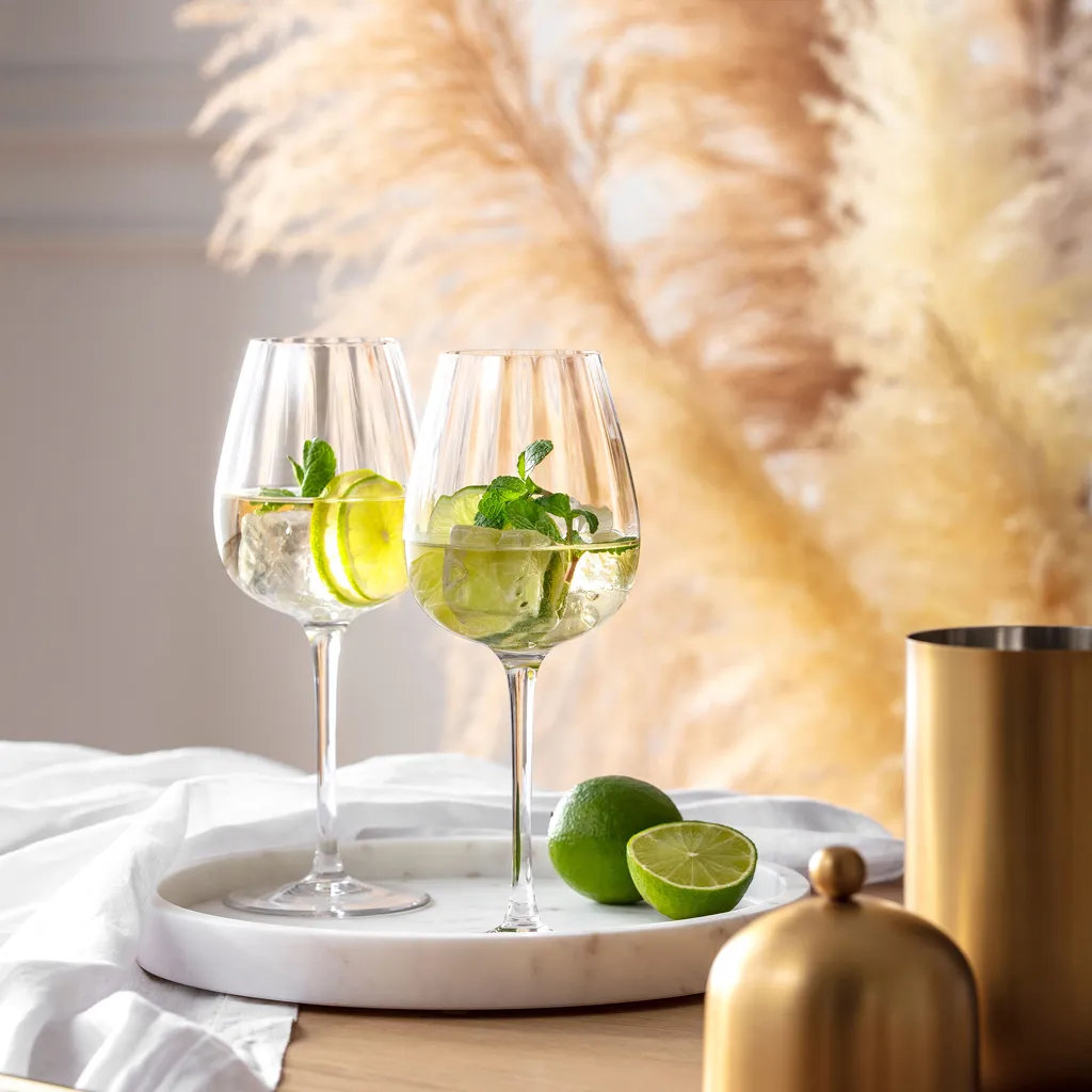 Villeroy & Boch Rose Garden Weißweinkelch, Set 4tlg. Klar 1137258120 – Bild 4