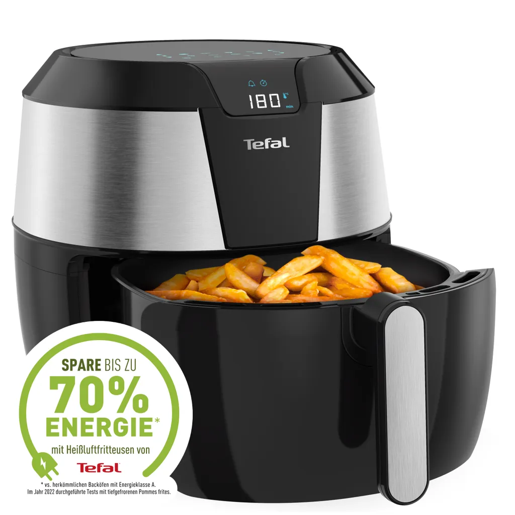 Tefal EY701D Easy Fry XXL Heißluftfritteuse, Fassungsvermögen: 1,6 Kg, Timer,8 Automatische Menüs – Bild 9