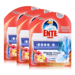 SC Johnson WC Ente Frische Siegel Starter Set Blüten-Oase - 6 Gel Siegel (3er Pack)