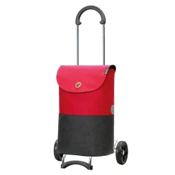 Andersen Shopper Scala Stahl Mit Rad Ø 15 Cm Und 36 Liter Tasche Ebba Rot