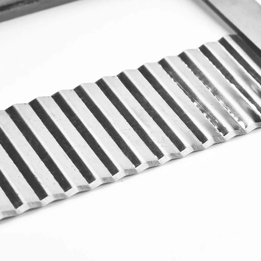 Mmgoqqt Edelstahl Wellenschneider Gemüsehobel, Kartoffelschneider Kartoffel Cutter Seifenschneider Küche Schneidwerkzeug Für Kartoffeln Karotten Gurken Handgemachte Seife – Bild 6