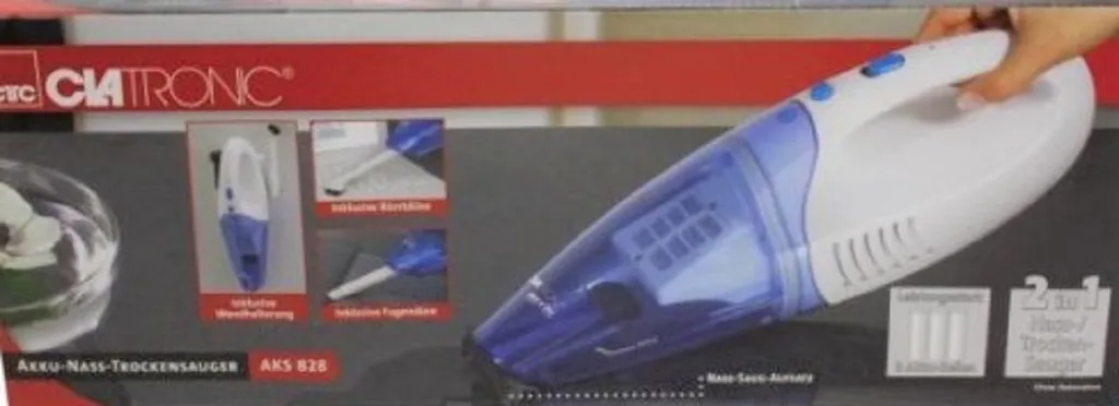 CLATRONIC Akku-Nass-Trockensauger AKS 828 Handstaubsauger Handsauger Akkusauger – Bild 9