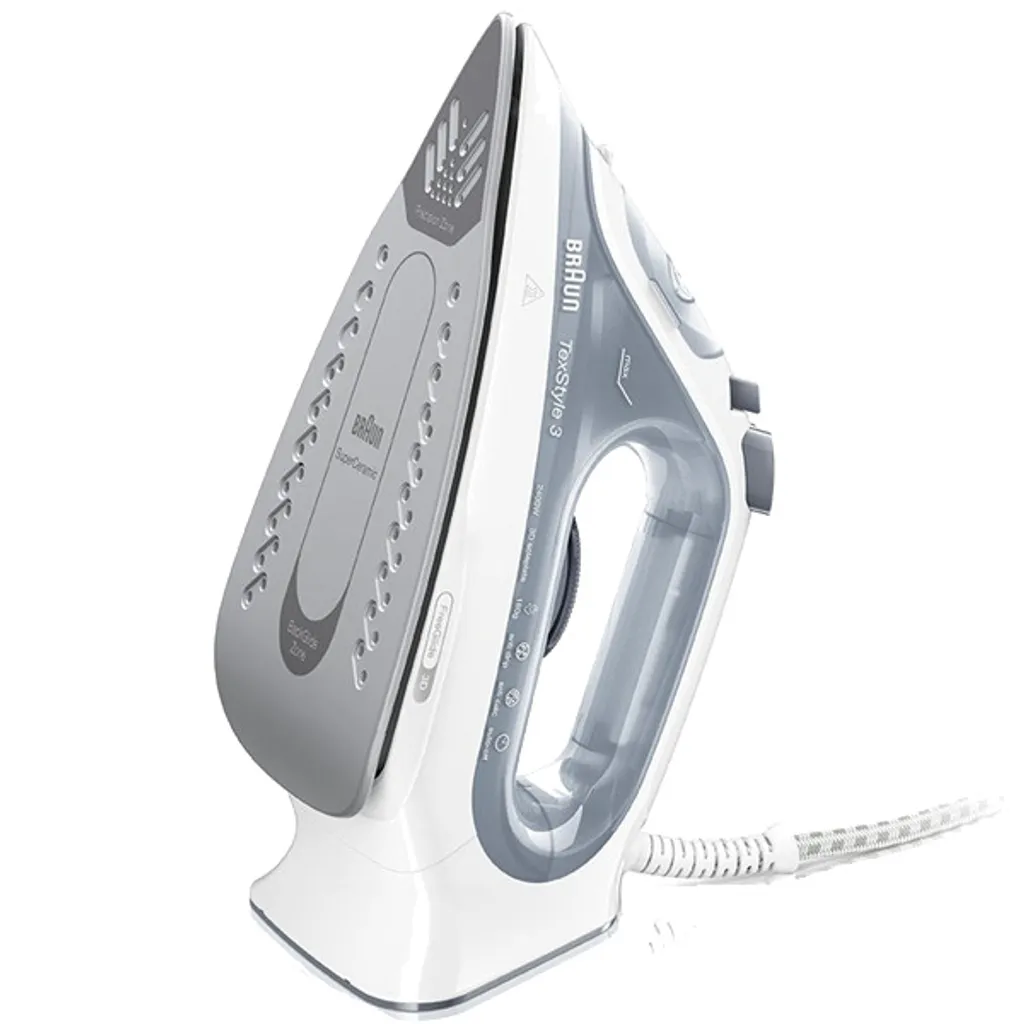 Braun SI 3054 Dampfbügeleisen Keramik-Bügelsohle 2400 W Grau