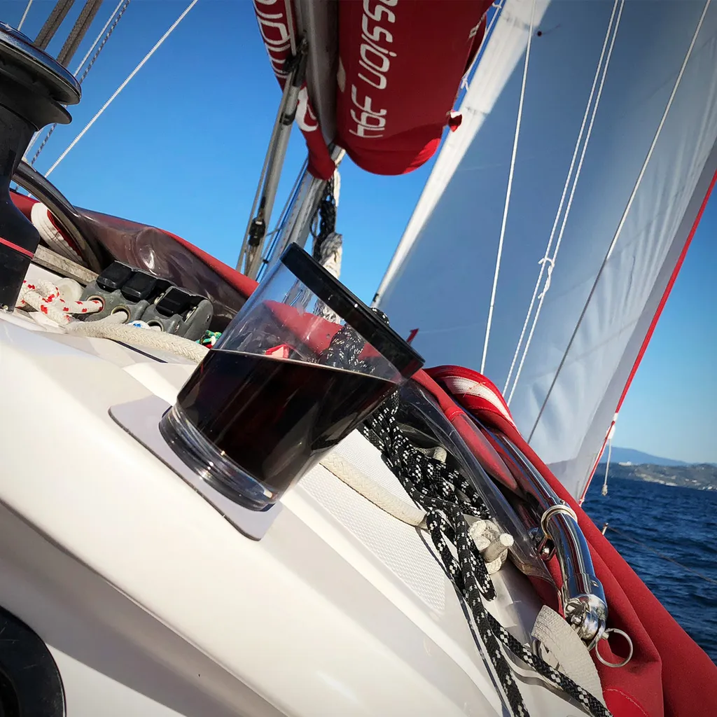 SILWY - 2 X Trinkbecher Mit Magnetboden - Hub Orange - Inkl. 2 Nano-Gel-Pads - 0,25l – Bild 9