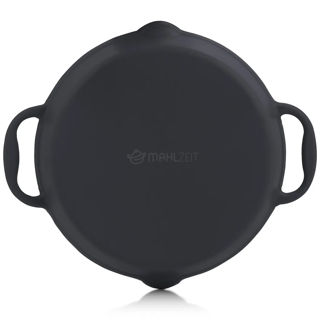 Mahlzeit Gusseisen Bratpfanne | Ø 29 Cm | Blue Berry | Zwei Griffe, Zwei Ausgießer, Emailliert – Bild 5