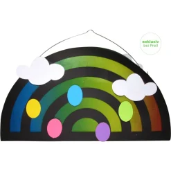 Prell Laternen Bastelset Regenbogen Vorgestanzt, 3 Stück