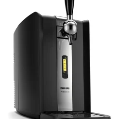 Philips PerfectDraft Bierzapfanlage, Beer Draft System Für 6 L Fässer Mit LCD Display, 70W (HD3720/25)