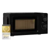 Exquisit Mikrowelle MW 717-7 Sw | 700 Watt | Schwarz