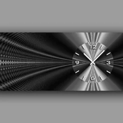 6090 Dixtime Designer Wanduhr, Wanduhren, Wohnraumuhr 35cm X 100cm